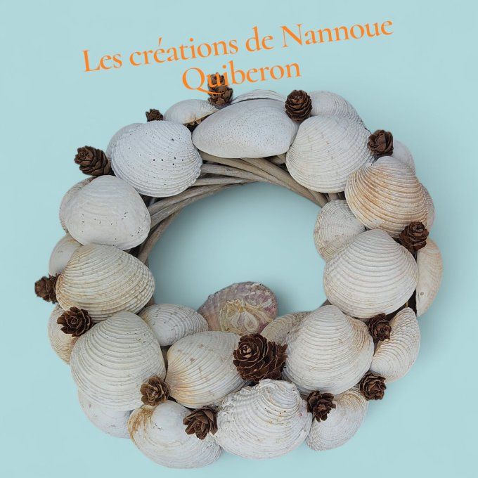 Couronne de coquillages par Nannoue