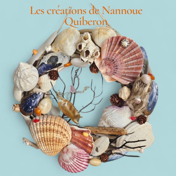 Couronne de coquillages à personnaliser