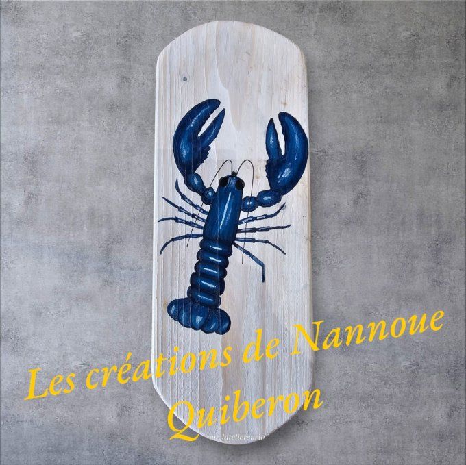 PANNEAU HOMARD BLEU