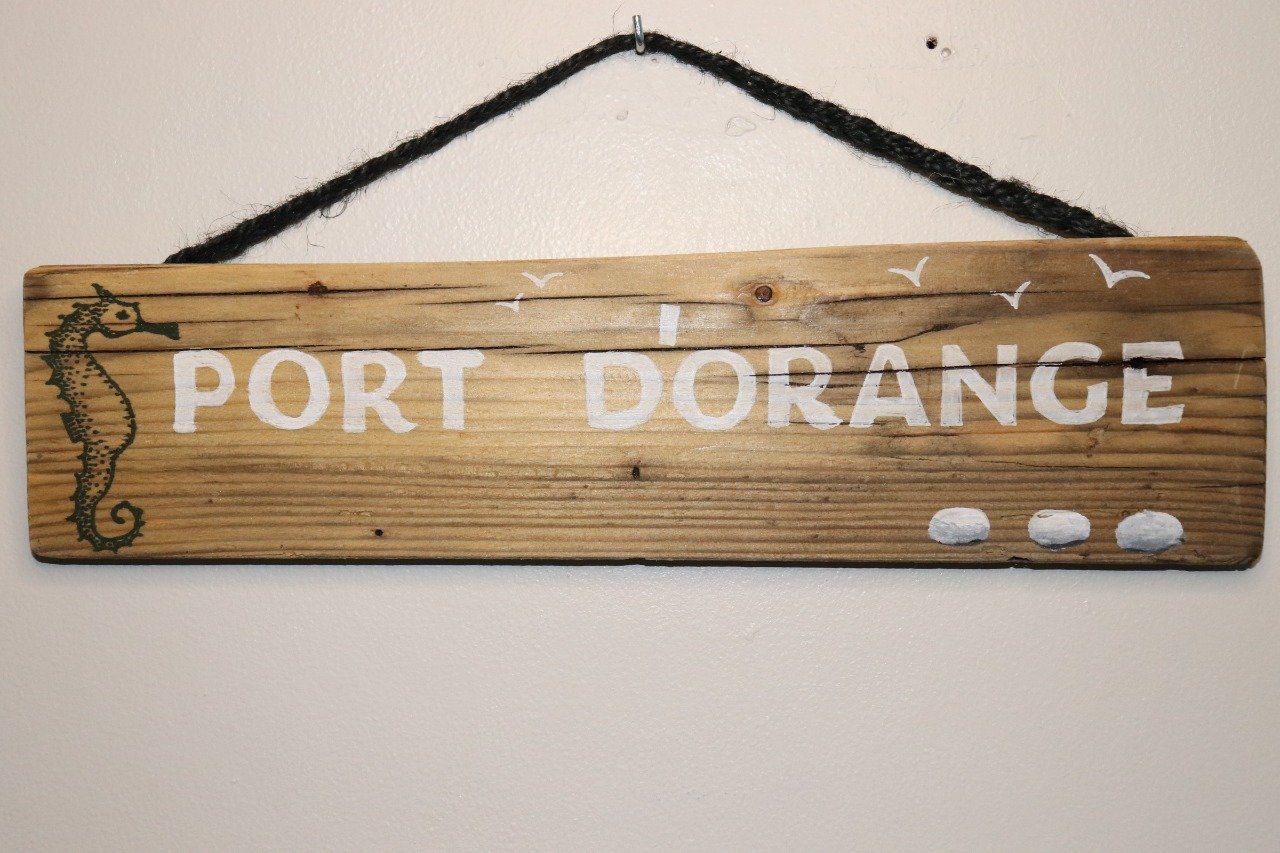 Panneau "PORT D'ORANGE" 