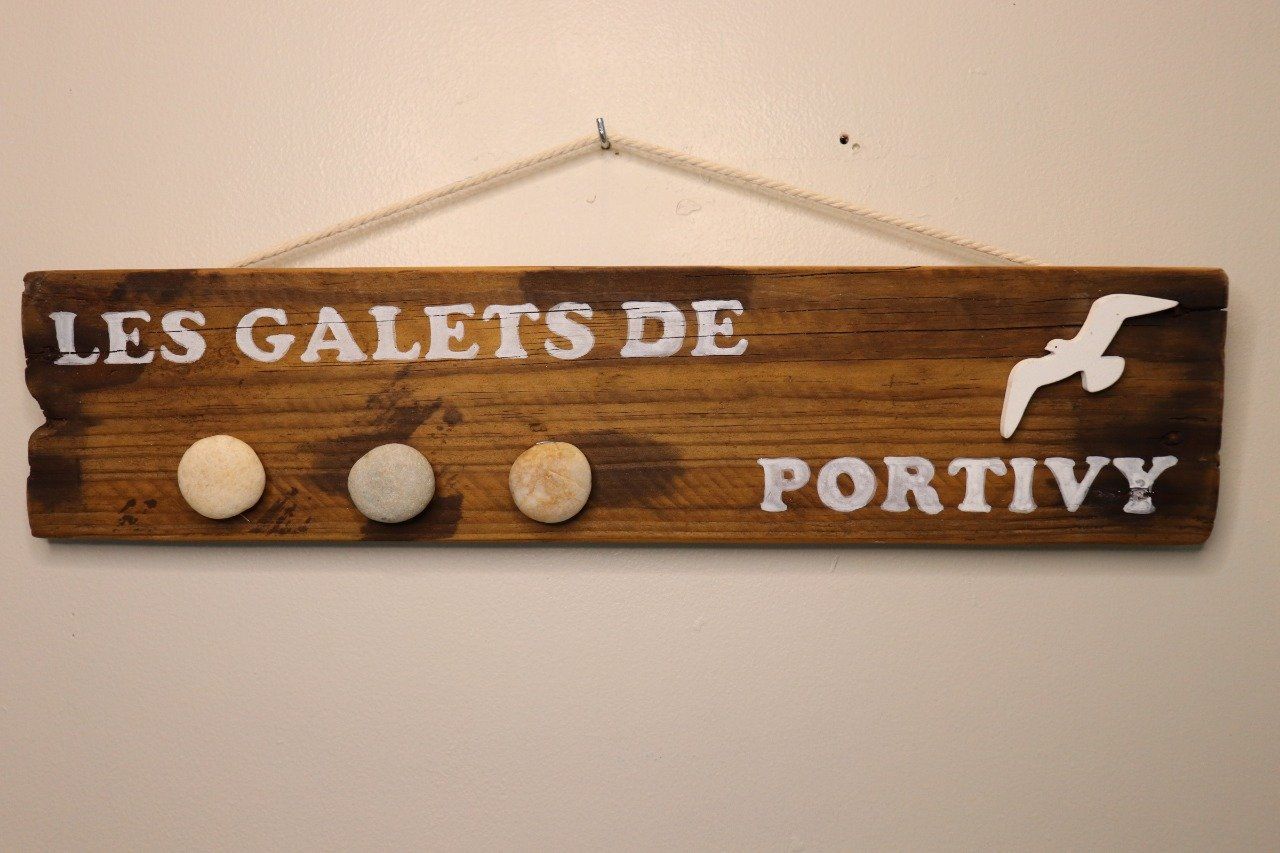 Panneau "les galets de Portivy"