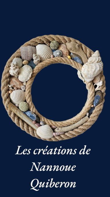 MIROIR & COQUILLAGES NANNOUE QUIBERON