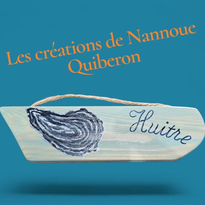 Panneau Huitre avec dessin