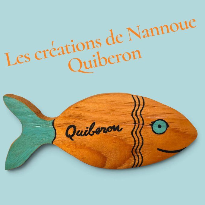 PANNEAU à personnaliser forme poisson