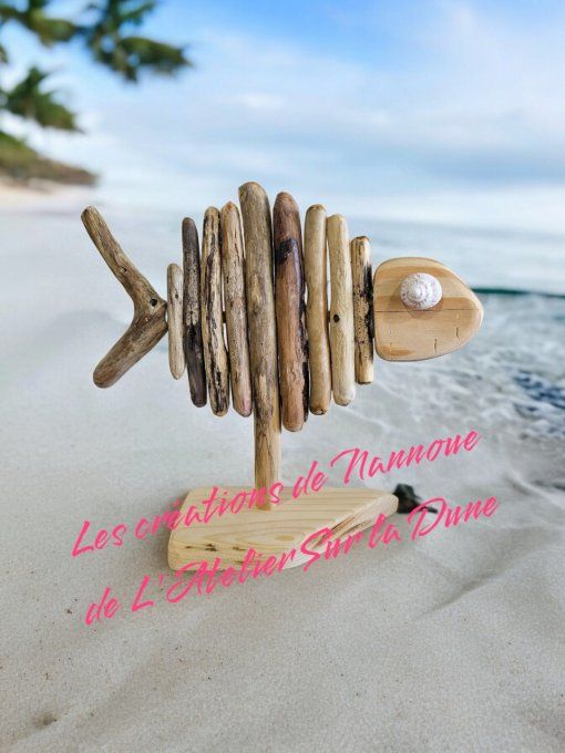 POISSON en bois flottés