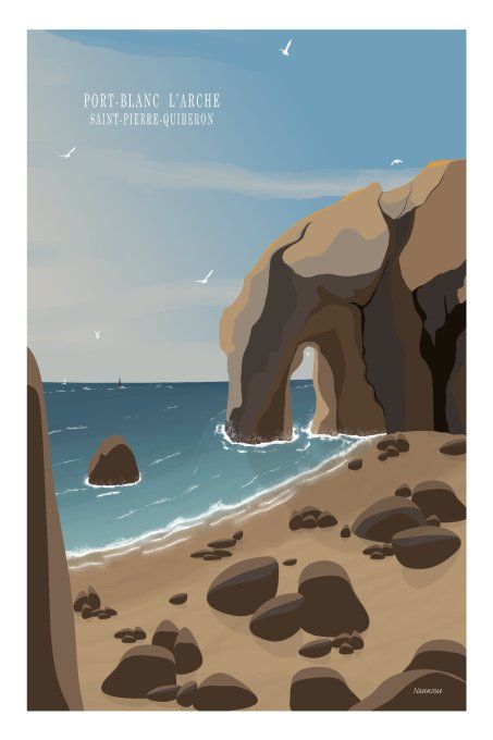 AFFICHE "PORT-BLANC L'ARCHE"
