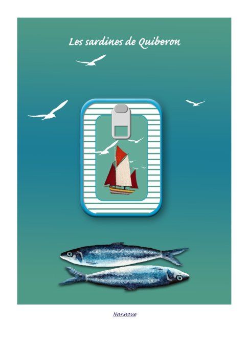 L'ATELIER SUR LA DUNE - AFFICHE LES SARDINES